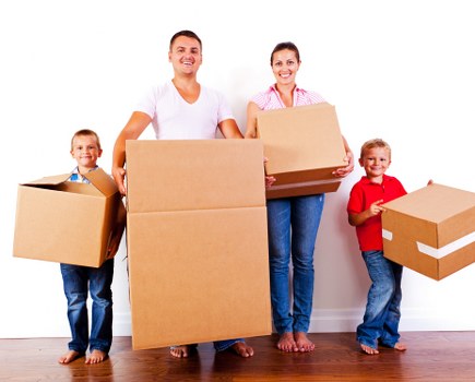 Customer booking a storage service with documents and items prepared