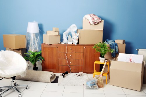 Business storage unit in Finchley with organised commercial items