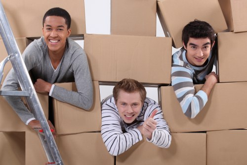 Professional Finchley van loading furniture for transport