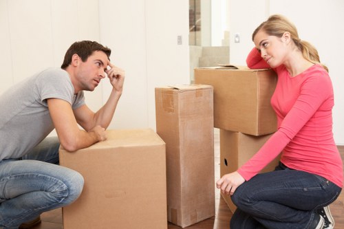 Office packing services in Finchley with organised cartons